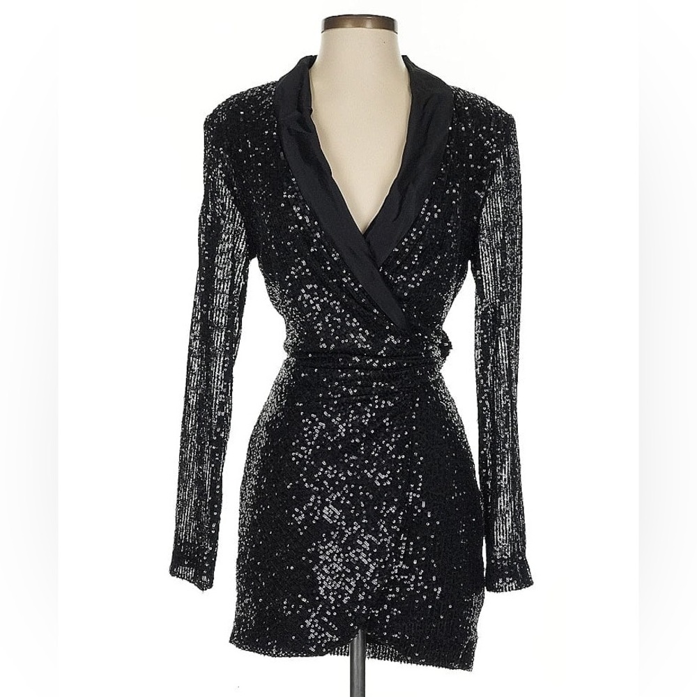 Black sparkle dress by Zara, NWT